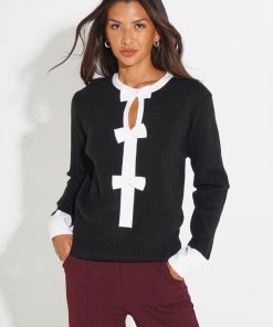 Kate & Pippa Black Aspen Knit